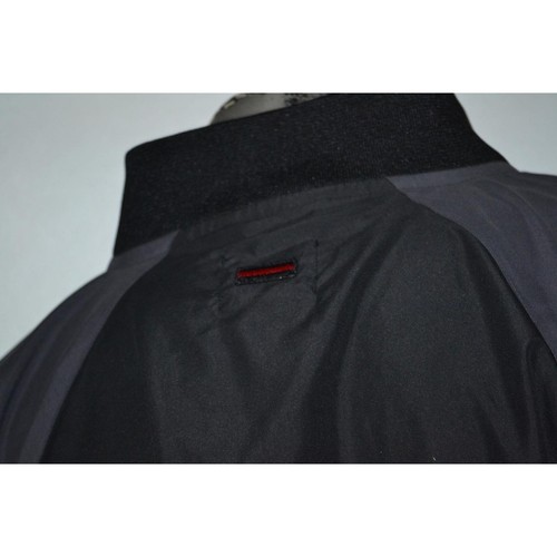 Vintage Y2K Style FUBU Mens Size 2XL Athletic Jacket Black Gray Hip Hop - Picture 4 of 7