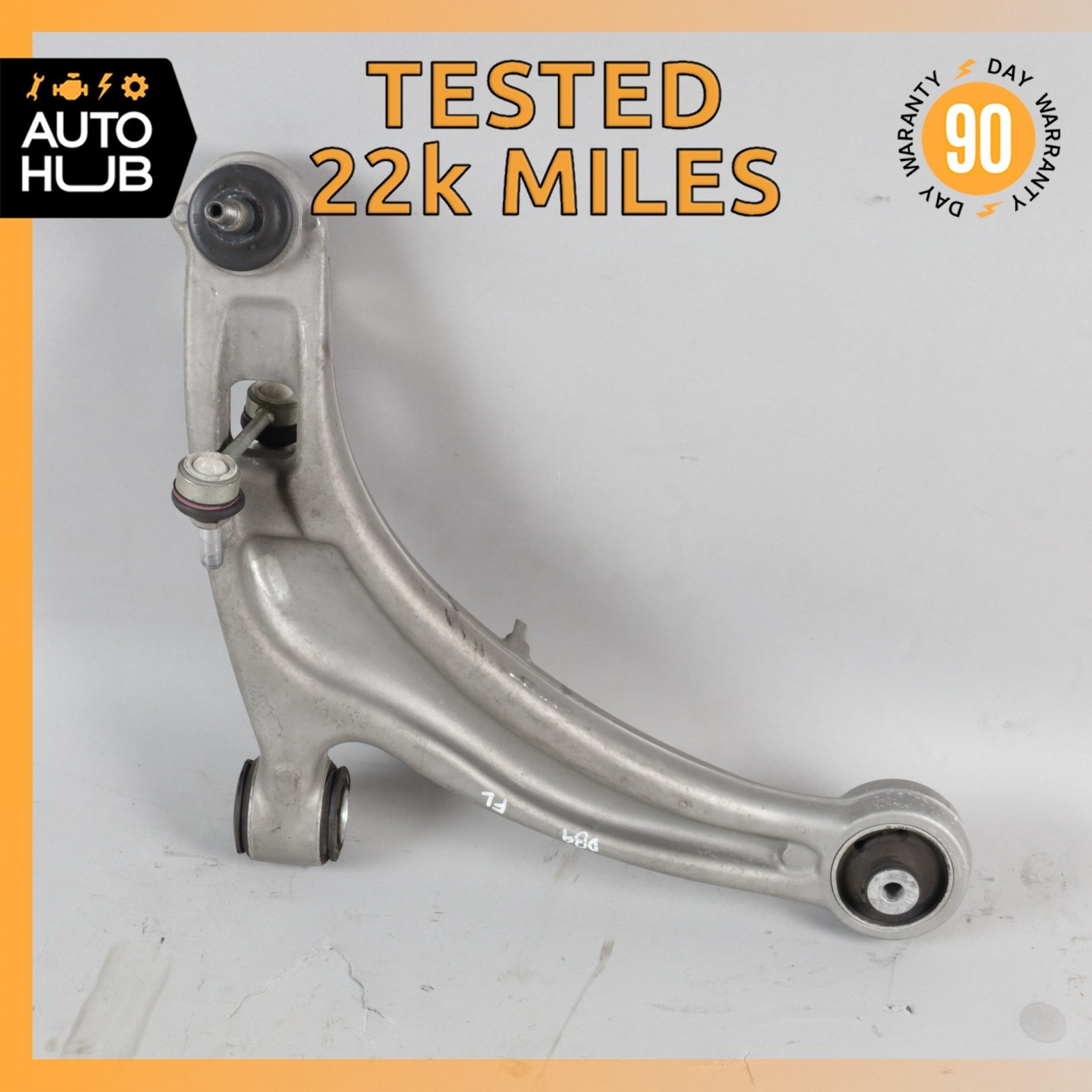 10-16 Aston Martin DB9 V12 Vantage Front Left Lower Control Arm 8G333A053AB OEM