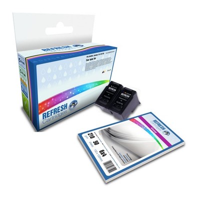 Refresh Patronen Full Set PG-540XL & CL-541XL Tinte kompatibel mit Canon + Papier