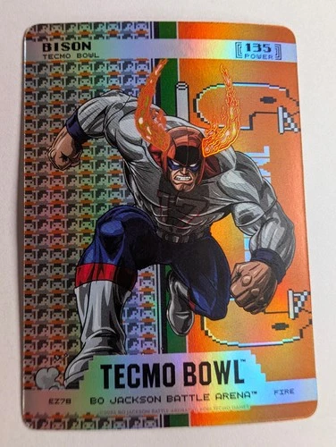 2026 Bo Jackson Tecmo Bowl BISON ENDZONE FIRE #EZ78 Josh Allen Buffalo Bills
