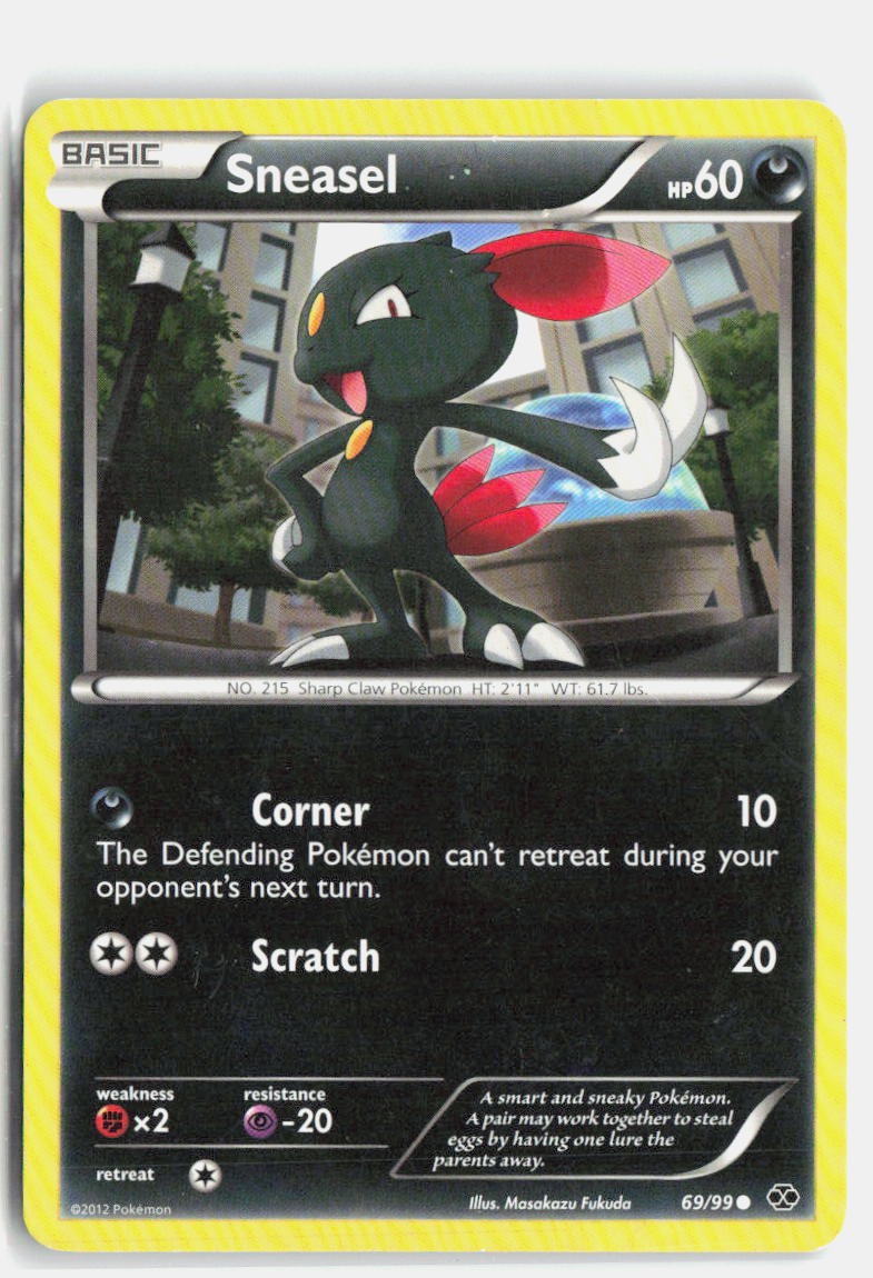 Sneasel 69/99 Next Destinies Common Pokemon LP