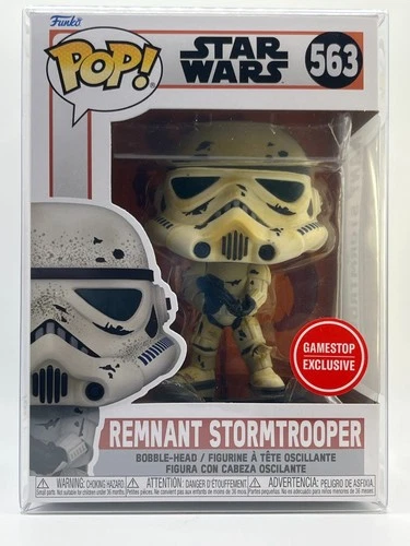 #563 - REMNANT STORMTROOPER - GAMESTOP EXCLUSIVE - FUNKO POP - IN PROTECTOR