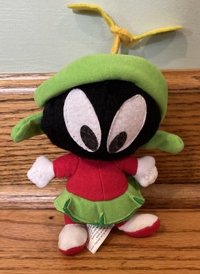 Vintage WB Looney Tunes MARVIN THE MARTIAN 6'' Plush STUFFED ANIMAL Toy