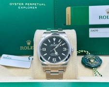 Rolex 214270 2020 Black Dial Box & Papers with Serial Tag
