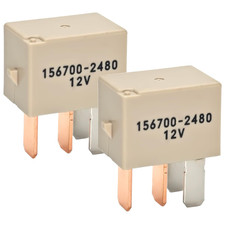 156700-2480 Automotive Relay Pack of 2   30A 12VDC 4-Pin Multipurpose Relay