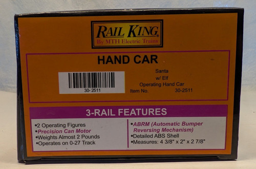RailKing 30-2511 Santa con vagón de mano de funcionamiento elfo nuevo en caja | Zustand: New