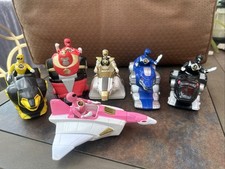 1995 McDonald  s Mighty Morphin Power Rangers The Movie Complete Set 6 Zords Figs