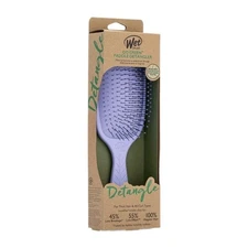 WET BRUSH Go Green LARGE PADDLE DETANGLER BRUSH Thick Course Curly Hair ICE BLUE
