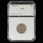 1924-S 5C PCI Semi-Key Date Buffalo Nickel *8004