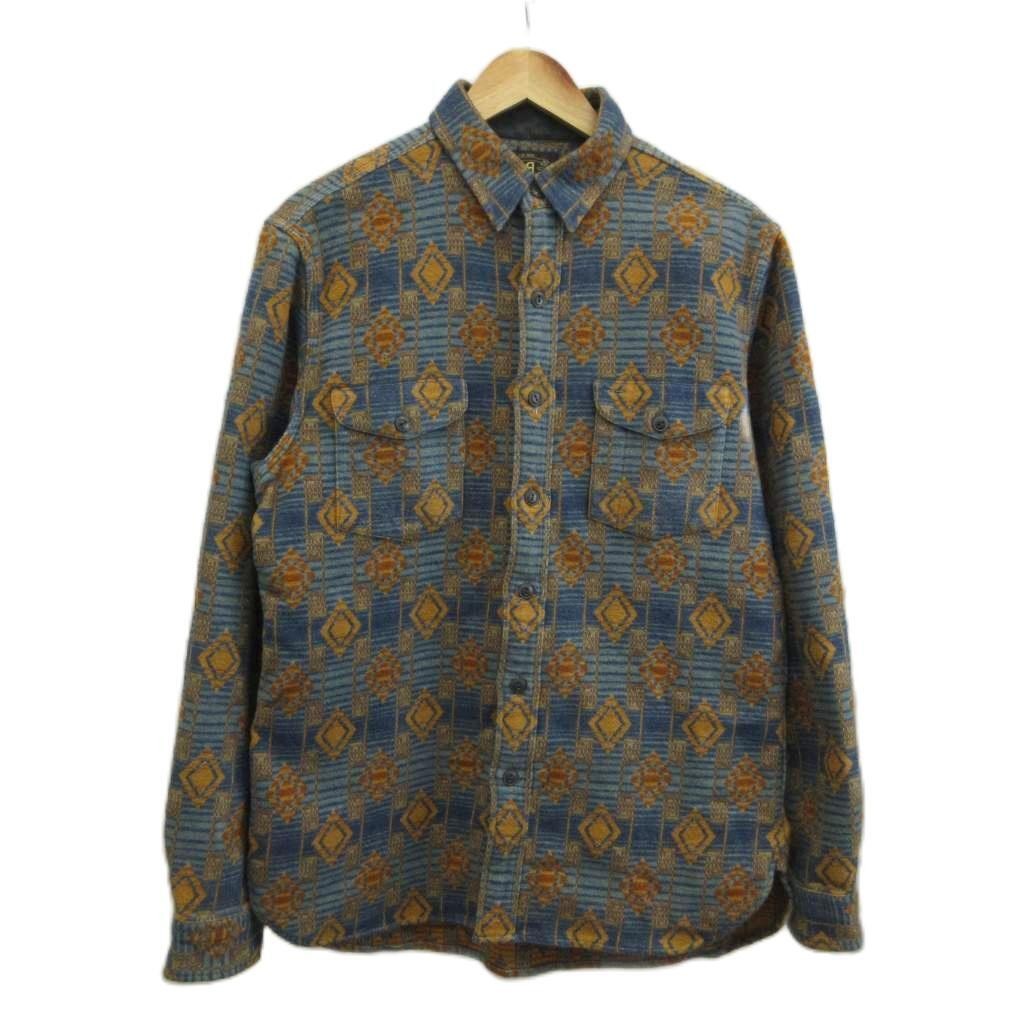 島*円様 箱付 RRL NATIVE JACQUARD OVER SHIRT Double RL RRL Natu Jacquard Over Shirt Native Jacquar… - Gem
