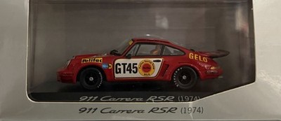 Minichamps 1/43 JC100063 Ice Porsche 911 Carrera RSR 3.0 #GT45 ADAC 1974 Loos
