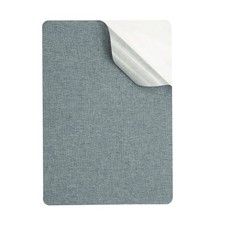 8x11 Inch Linen Repair Patches, Self-Adhesive Fabric Patch, Blue