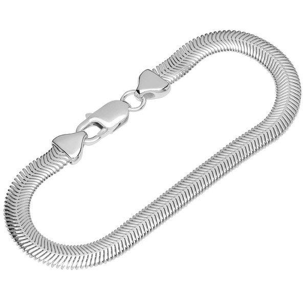 Armband 925 Sterling Silber 19Cm Schlangenkette Damen Armkette Exquisit-image