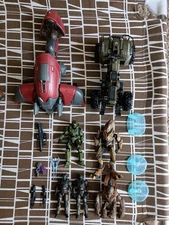 Halo Infinite Mongoose Banished Ghost Master Chief Elite World of Halo Lot Loose