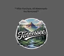 Tennessee Sticker Waterproof Decal State Outdoor Nature Wildlife Gift NEW