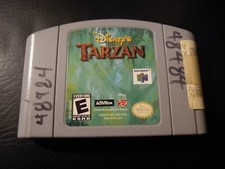 Disney's Tarzan Nintendo 64 N64 AUTHENTIC Tested, Cleaned, Good Condition