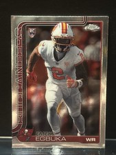 2025 Topps Chrome Rookie Emeka Egbuka #312 Tampa Bay Buccaneers