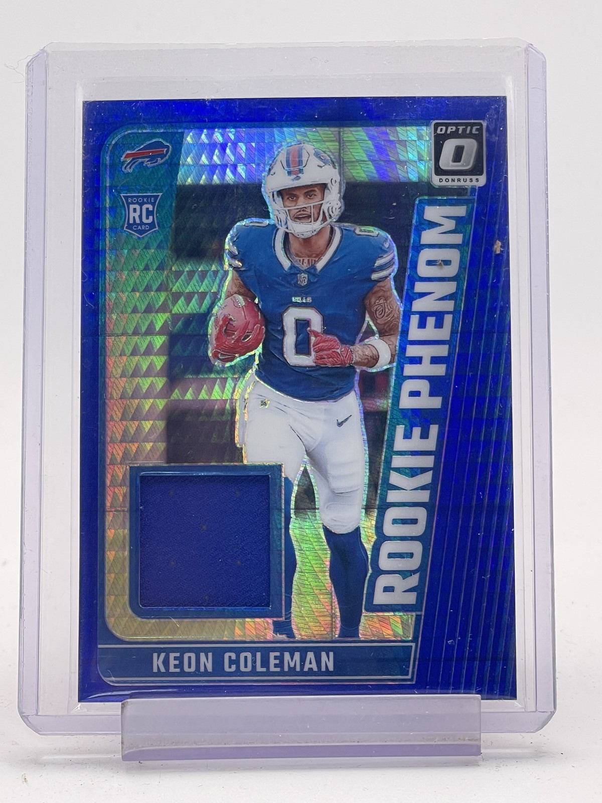 Keon Coleman Panini Donruss Optic Rookie Phenoms Relics #RPBKCN Base