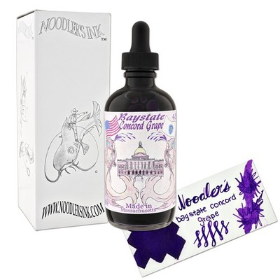 Baystate Concord Grape Noodler's Fountain Pen Ink, 4.5 oz. w/FREE Pen