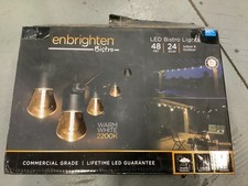 New Enbrighten Bistro WARM WHITE LED Lights 4...
