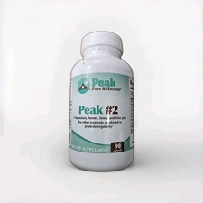 Peak Pure Natural Peak #2 Dietary Supplement 90 Count, Exp 09/2026