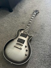 ESP LTD EC-1000 Deluxe Electric Guitar SSB Silver