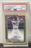 2024 Bowman Draft Chrome Carson Benge Yellow Refractor Auto /75 PSA 10 #CPA-CBG