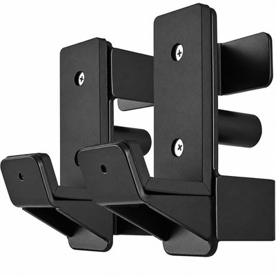 J Hooks for 2'' x 2'' Power Rack with 1'' Hole, Rubber Pad J-Hook for Power Cage...