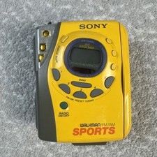 Sony walkman Sports WM-FS493 Radio Cassette Player FM/AM testato Radio PARTS