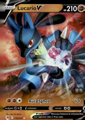 Lucario V Pokémon TCG Cards for sale | eBay