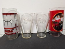 Vintage Coca-Cola Drinking Glasses: 2 sets