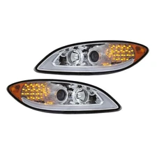 For International Prostar 2008-2018 Headlight Driver and Passenger Side - Pair