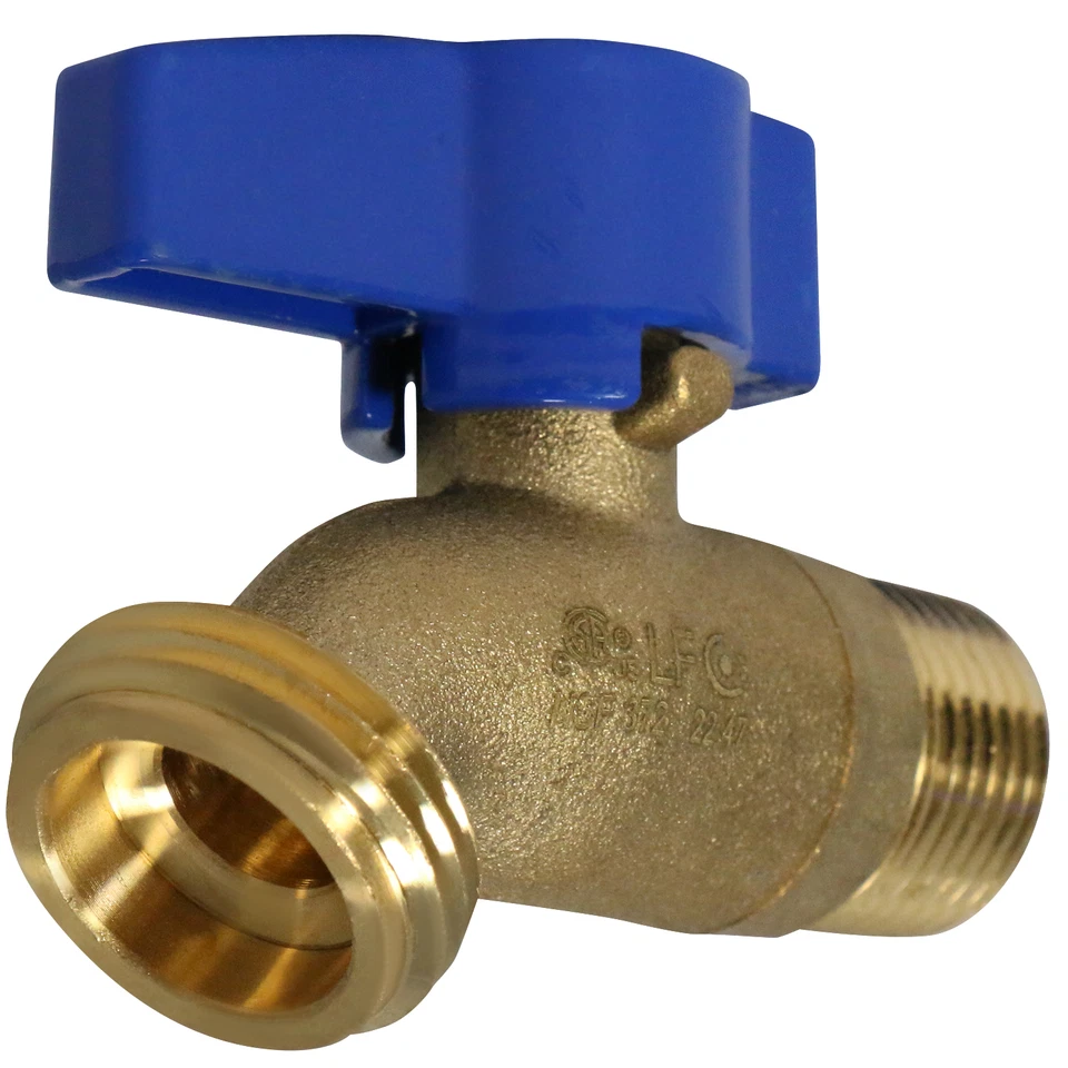 (10) 1/2" MALE THREADED HOSE BIBB NOKINK, WATER OR OIL 125 PSI (LEAD FREE BRASS) - Image 3 of 4