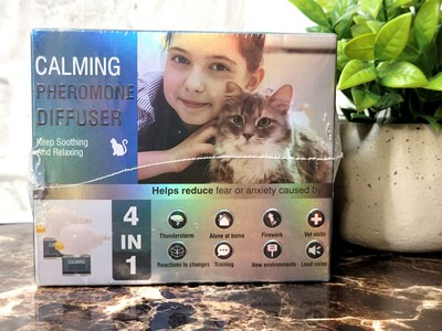 Cat Calming Diffuser 4 in 1 Multicat Calming Pheromones Diffusers Relief Stress 