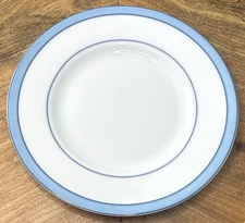 TROPIC Lake Versailles Set of 4 Bread Plates 6 3/8" Raynaud Limoges France Blue