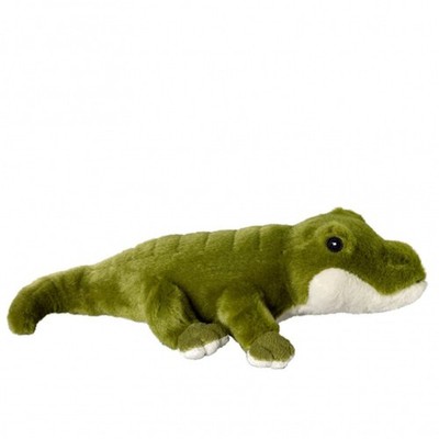 Bauer ECOLINE Plüschtier Krokodil 28cm Kuscheltier Stoffiter Plüschfigur