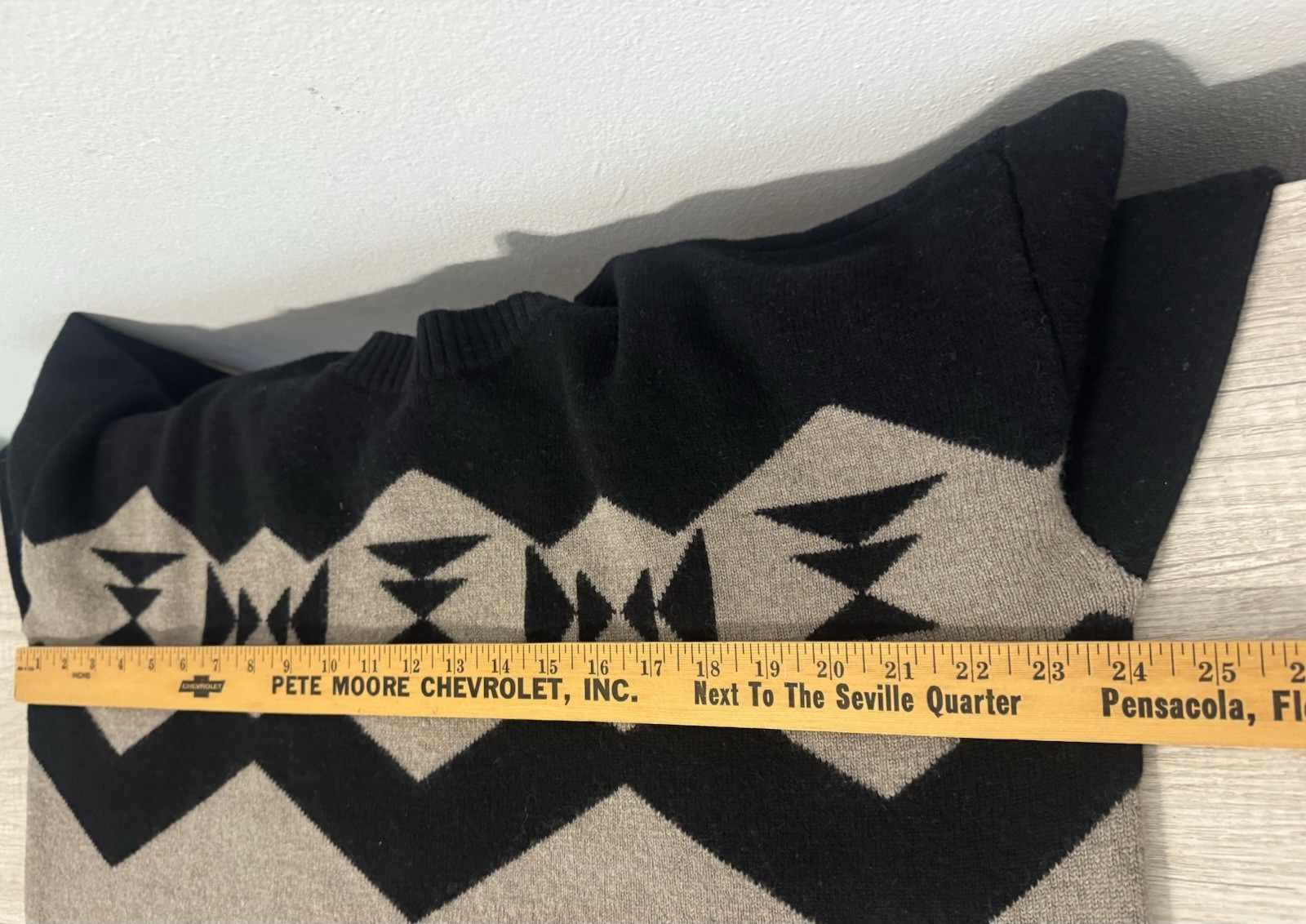 Pendleton SONORA MERINO WOOL PULLOVER Sweater Azt… - image 6