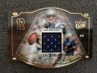 2004 Ultra Football Gridiron Producers Gold Tom Brady Game Used Serial #27/77