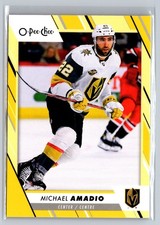 2023-24 O-Pee-Chee - Michael Amadio #396 Yellow Border