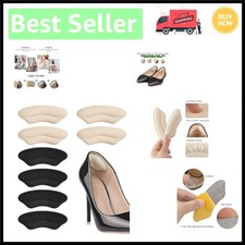 Heel Inserts - Suede Cushions for Pain Relief  Blister Prevention
