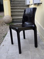 SEDIA ARTEMIDE VICO MAGISTRETTI SELENE NERA