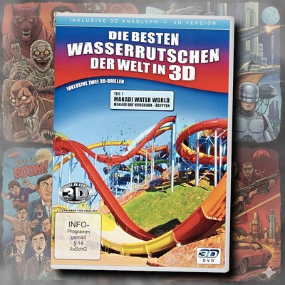 DIE BESTEN WASSERRUTSCHEN DER WELT IN 3D - MAKADI WATER WORLD (3D) DVD inkl. 2D