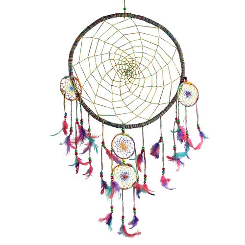 Dreamcatcher Acchiappasogni Mobile Deco diametro 32 cm - Picture 13 of 14