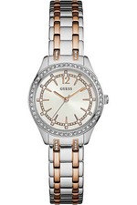 GUESS W0830L1 ,30mm,Lady Dress,Stainless,Two-Tone,Crystal Accented Bezel,30m WR