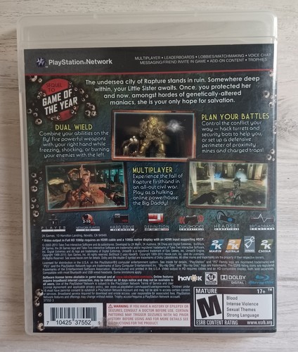 BioShock 2 PS3 completo en caja - probado - Imagen 4 de 4
