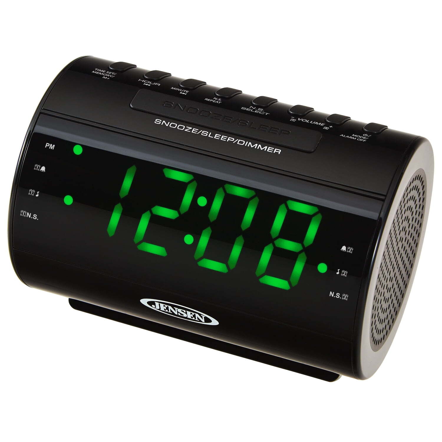 JENSEN JCR-210 AM/FM Dual-Alarm Clock Radio New