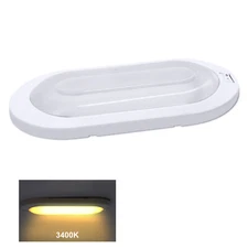 Facon LED RV Pancake Ceiling Dome Light Trailer Interior Light Camper Lighting