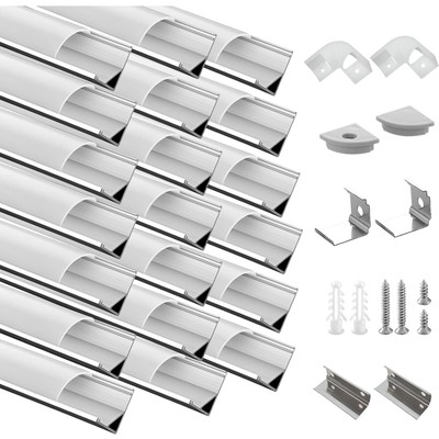 Vielseitige V-Form LED Aluminiumprofile für Wohnzimmer, Küche & Außenbereiche