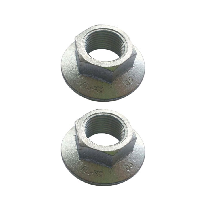 2 x M27 x 2mm Axle Hub Nuts 36mm Socket ALKO 2361 EURO Hubs