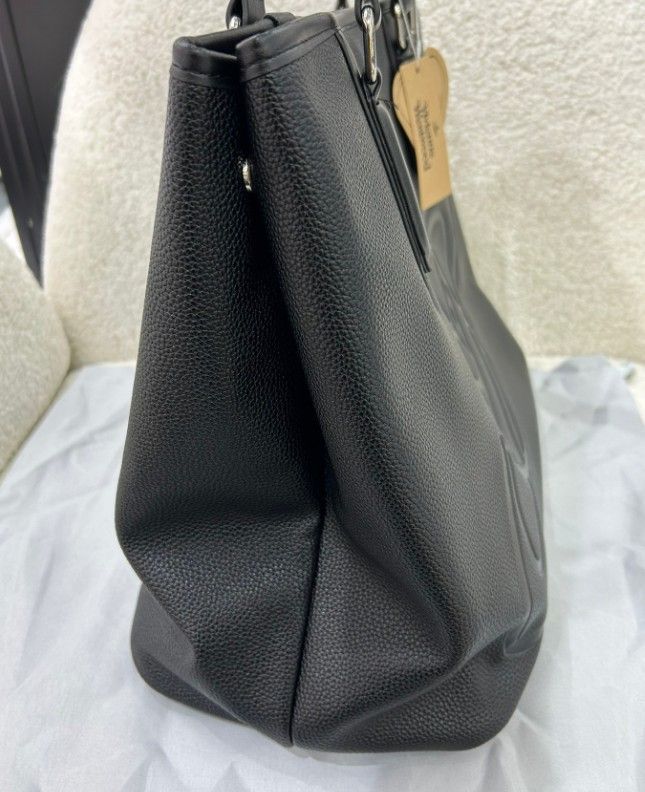 Vivienne Westwood hamilton トートバッグ Vivienne Westwood Hamilton Tote Bag Orb Logo Leather Grain